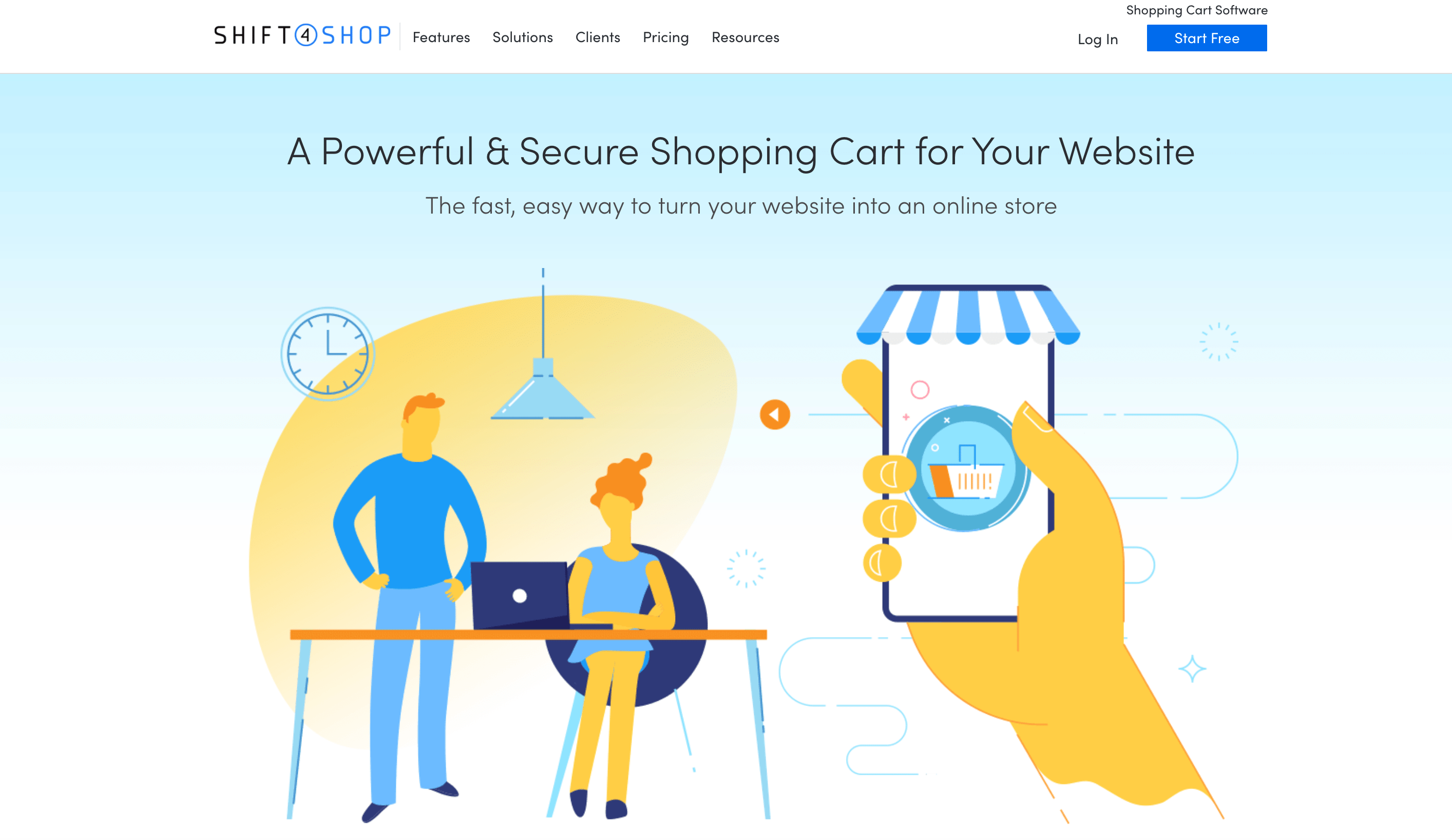 Shift4Shop checkout plus ecommerce software