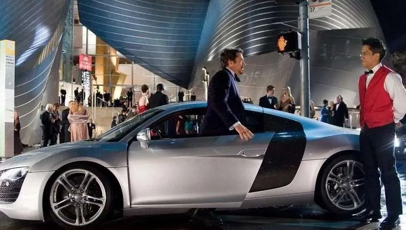 Audi R8 in Iron Man - Stealth Marketing Example
