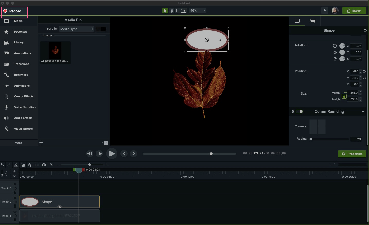 record camtasia 2021
