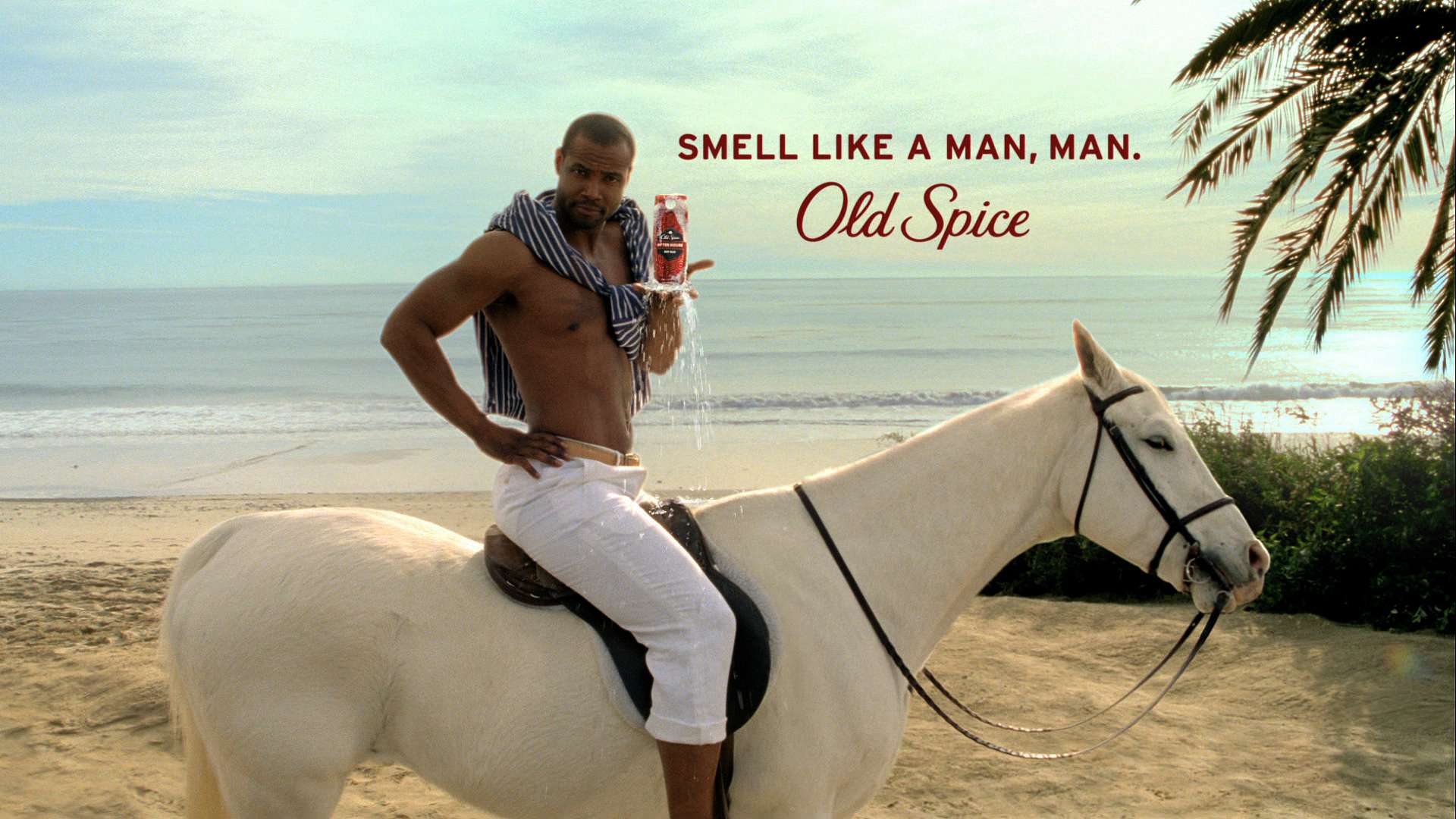 man your man could smell like old spice commercial