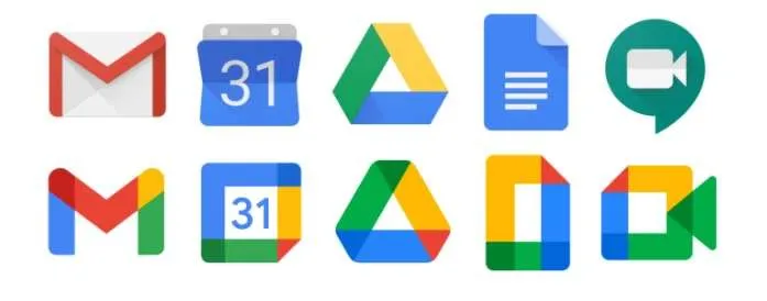 Google logo consistency example