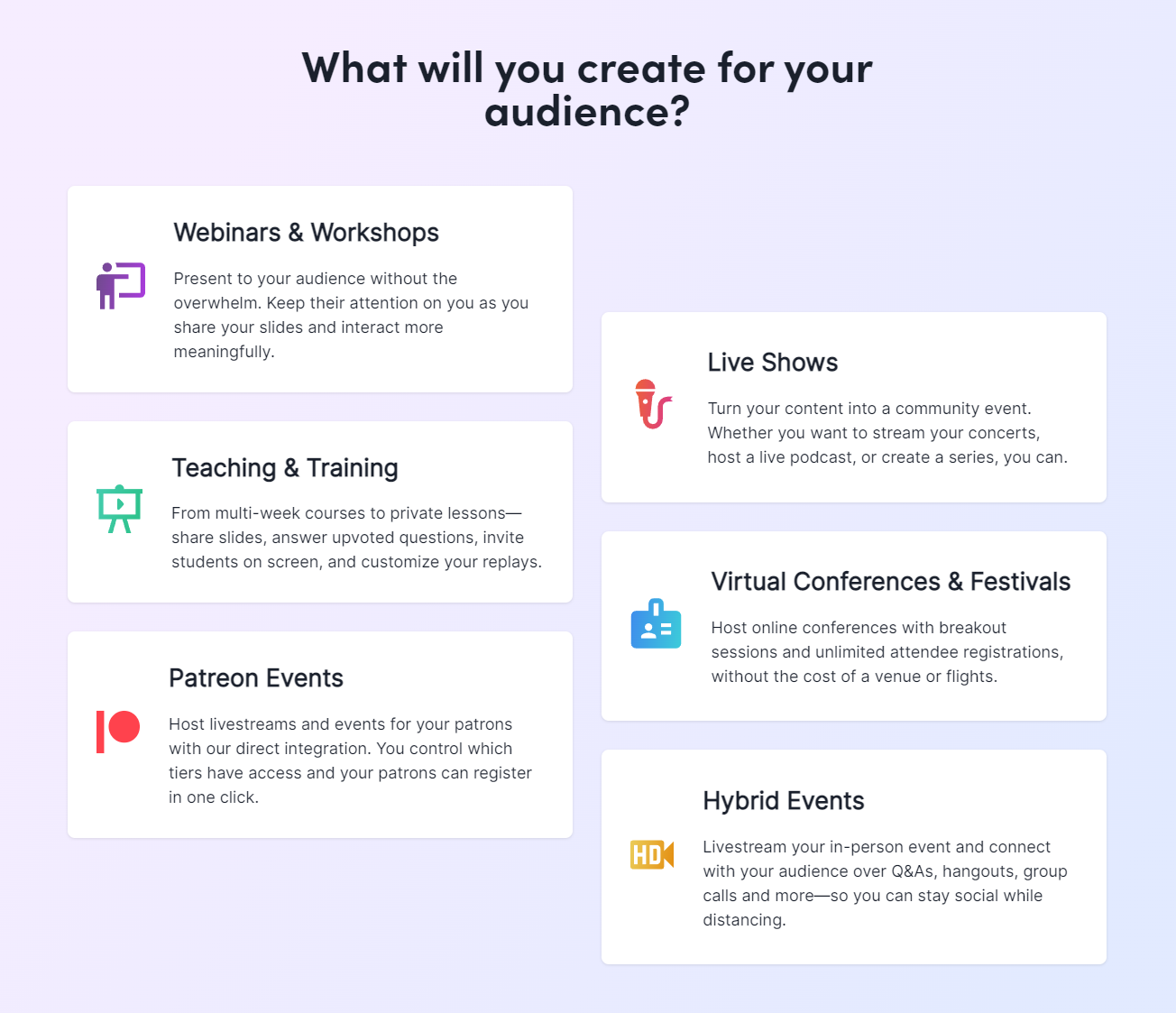 Crowdcast use cases